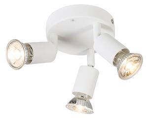 Nowoczesny Reflektorek / Spot / Spotow regulowany biały - Jeany 3 Oswietlenie wewnetrzne