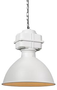 Przemysłowa lampa wisząca mała matowa biel - Sicko Oswietlenie wewnetrzne