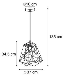 Przemysłowa lampa wisząca czarna - Framework Basic Oswietlenie wewnetrzne