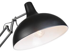 Przemysłowa lampa stojąca czarna regulowana - Hobby Oswietlenie wewnetrzne