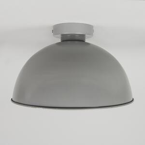Industrialny Plafon / Lampy sufitowe szary/srebrny 30cm - Magna Basic Oswietlenie wewnetrzne