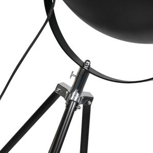 Industrialna lampa podłogowa trójnóg czarna 50cm - Magna Eglip Oswietlenie wewnetrzne