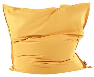 Pufa worek siedzisko z wypełnieniem do salonu dla dzieci 180x230 cm żółty Fuzzy Beliani