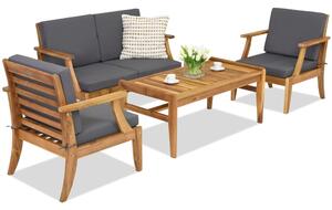Meble ogrodowe z drewna akacjowego Danang Coffee 4 Garden Point