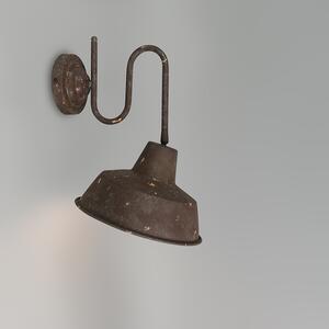 Vintage Kinkiet / Lampa scienna brązowy uchylny - fabryczny Oswietlenie wewnetrzne