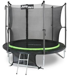 Trampolina ogrodowa z siatką wewnętrzną 244cm Jump Hero 8FT