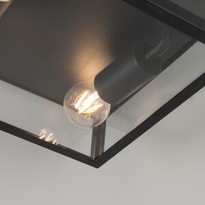 Zewnetrzna Industrialny Plafon / Lampy sufitowe zewnętrzny czarny 2-źródła światła - Rotterdam Oswietlenie zewnetrzne