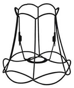 Metalowy klosz czarny 20/19 - Granny Frame