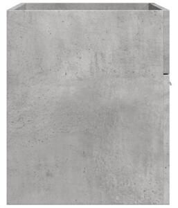Szafka pod umywalkę, szarość betonu, 80x38,5x46 cm, płyta