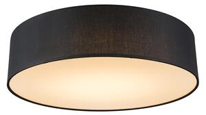 Plafon / Lampy sufitowe LED czarny 40cm - Drum Oswietlenie wewnetrzne