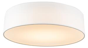 Lampa sufitowa biała 40 cm w tym LED - Drum LED Oswietlenie wewnetrzne
