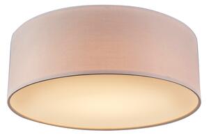 Plafon / Lampy sufitowe LED różowy 30cm - Drum Oswietlenie wewnetrzne