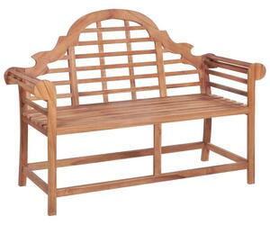 Ławka ogrodowa, 127x58,5x92,5 cm, lite drewno tekowe
