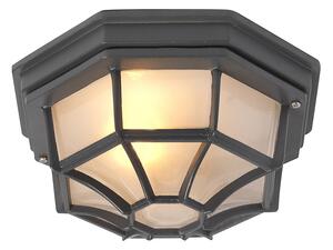 Zewnetrzna Wiejska lampa sufitowa ciemnoszara IP44 - Bri L Oswietlenie zewnetrzne