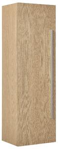 Nowoczesna szafka łazienkowa wisząca 4 półki jasne drewno Mataro Beliani