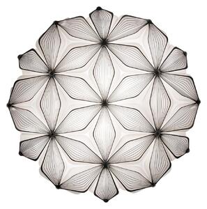 Lampa Sufitowa Slamp, C'EST LA VIE, ściemnialny, czarny, salon, tworzywo sztuczne, design