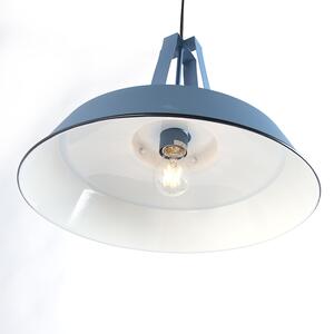 Lampa wisząca vintage niebieska 43 cm - Living Oswietlenie wewnetrzne