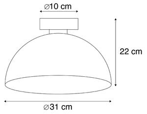 Industrialny Plafon / Lampy sufitowe rdzwobrązowy 35cm - Magna Classic Oswietlenie wewnetrzne