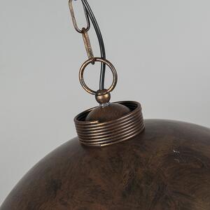 Przemysłowa lampa wisząca brąz 50cm - Magna Classic Oswietlenie wewnetrzne