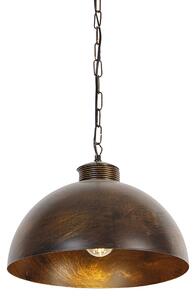 Przemysłowa lampa wisząca brąz 35cm - Magna Classic Oswietlenie wewnetrzne
