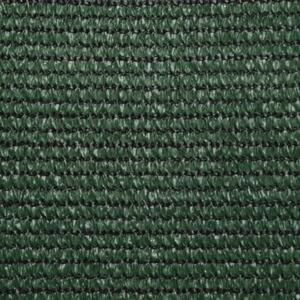Żagiel przeciwsłoneczny, 160 g/m², ciemnozielony, 3/4x3 m, hdpe