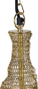 Orientalna lampa wisząca złota 30 cm - Nidum Oswietlenie wewnetrzne