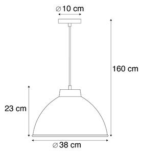 Zestaw 2 x lampa wisząca szara - Anterio 38 Basic Oswietlenie wewnetrzne