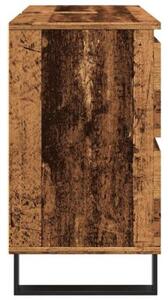 Szafka pod umywalkę łazienkową, stare drewno, 80x33x60 cm