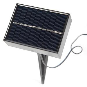 Zewnetrzna Zestaw 3 punktowych kolców ze stali, w tym dioda LED IP44 solar- Rox Oswietlenie zewnetrzne
