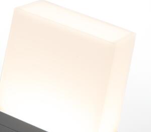 Zewnetrzna Nowoczesna lampa zewnętrzna ciemnoszary 65 cm włącznie z LED IP54 - Malia Oswietlenie zewnetrzne