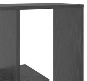 Szafka na książki czarny dąb 67 x 25 x 162 cm