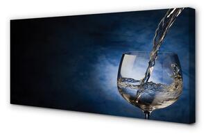 Obraz na płótnie Białe wino kieliszek