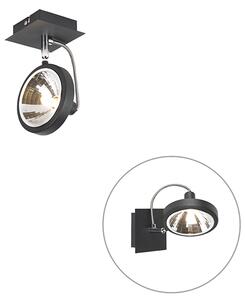Design czarny Reflektorek / Spot / Spotow 1-light regulowany - Nox Oswietlenie wewnetrzne