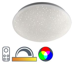 Nowoczesna lampa sufitowa biała z efektem gwiazdy, w tym LED - Bex Oswietlenie wewnetrzne