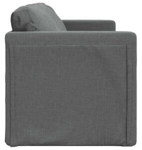 Sofa podÅogowa 2-w-1, ciemnoszara, 112x174x55 cm, tkanina