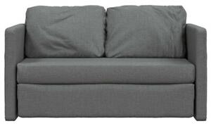 Sofa podÅogowa 2-w-1, ciemnoszara, 112x174x55 cm, tkanina