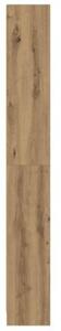 Regał na książki artisian oak 60x24x176 cm drewno konstrukcyjne