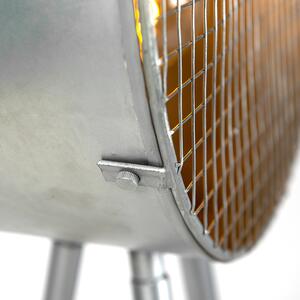 Industrialna lampa stojąca szara - Barrel Oswietlenie wewnetrzne