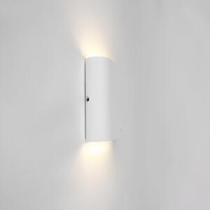 Zewnetrzna Nowoczesna lampa ścienna zewnętrzna biała 11,5 cm z diodą LED - Batt Oswietlenie zewnetrzne