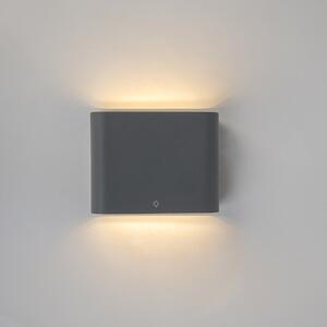 Zewnetrzna Kinkiet / Lampa scienna antracytowy 11,5 cm z diodą LED IP65 - Batt Oswietlenie zewnetrzne
