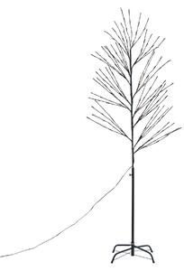 Choinka czarna 200 cm z LED IP44 - Vixen