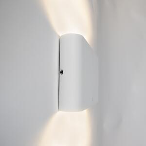 Zewnetrzna Nowoczesna lampa ścienna zewnętrzna biała 17,5 cm z diodą LED IP65 - Batt Oswietlenie zewnetrzne