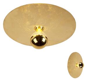 Nowoczesna lampa sufitowa złota 40 cm - Disque Oswietlenie wewnetrzne