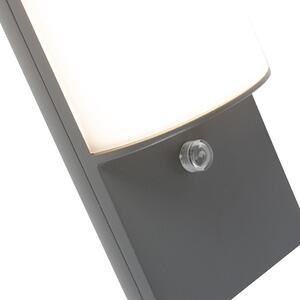 Zewnetrzna Nowoczesny Kinkiet / Lampa scienna zewnętrzny antracyt czujnik zmierzchu LED - Harry Oswietlenie zewnetrzne