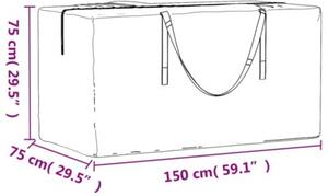 Torba do przechowywania poduszek ogrodowych, 150x75x75 cm, pe