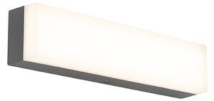Zewnetrzna Nowoczesny Kinkiet / Lampa scienna zewnętrzny ciemnoszary LED - Opacus Oswietlenie zewnetrzne