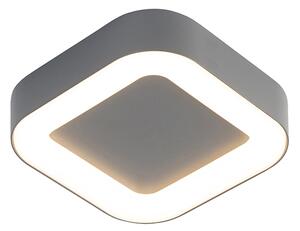 Zewnetrzna Kinkiet/ Plafon / Lampy sufitowe kwadratowy antracyt LED IP54 - Ariel Oswietlenie zewnetrzne