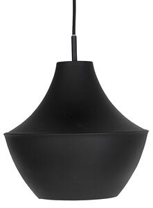 Skandynawska lampa wisząca czarna ze złotym 3-źródła światła - Depeche Oswietlenie wewnetrzne