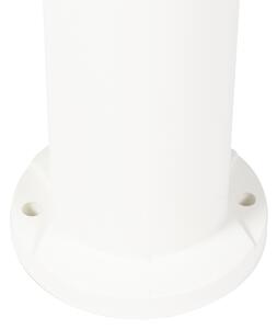 Zewnetrzna Nowoczesna lampa zewnętrzna biała 80cm GU10 3-stopniowe ściemnianie - Carlo Oswietlenie zewnetrzne