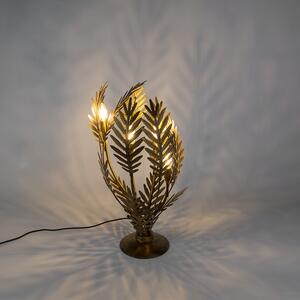 Lampa stołowa vintage duża złota - Botanica Oswietlenie wewnetrzne